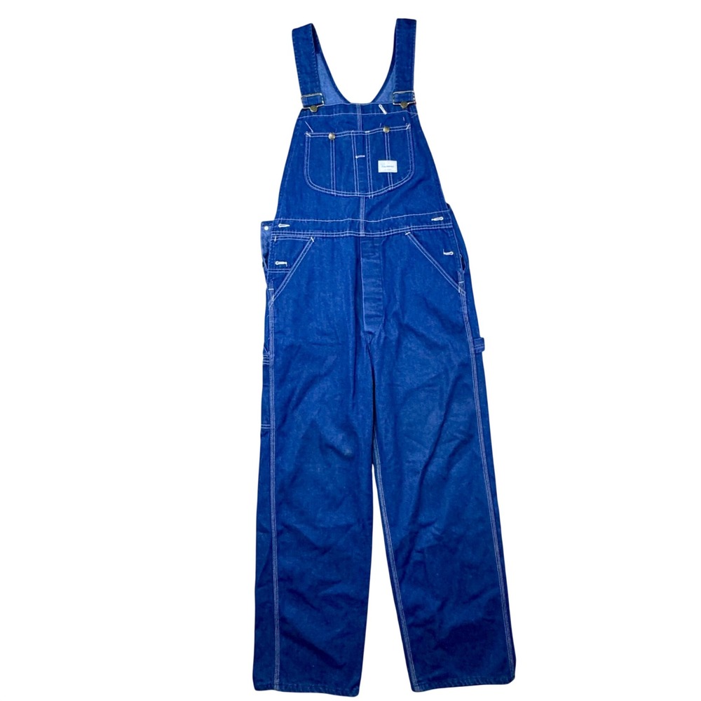 Vintage Sears Tradewear Denim Overalls 34x32 Union Made USA Workwear 70s‎ 80s